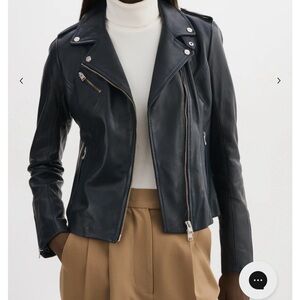 GORGEOUS Leather black jacket by 
LAMARQUE XS